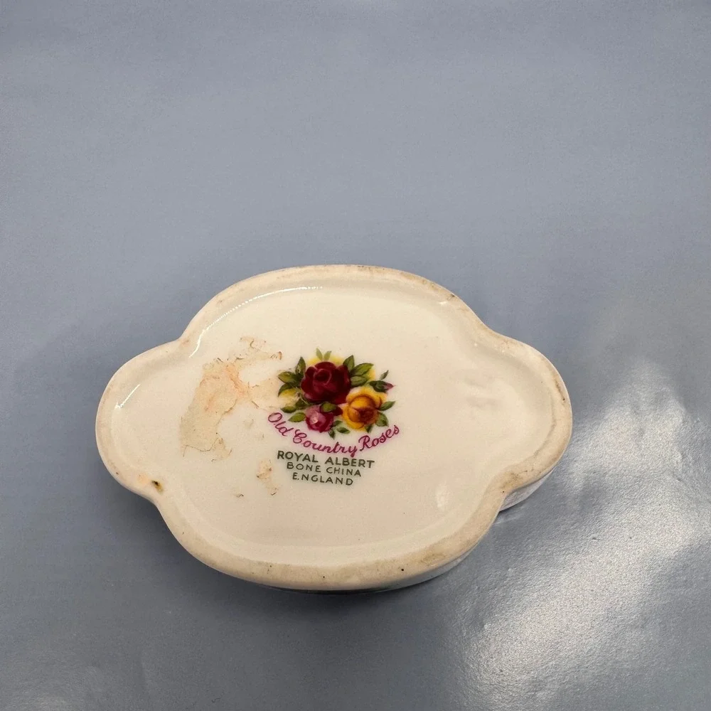 Royal Albert Old Country Roses Trinket Box‎ Jewelry Dish England